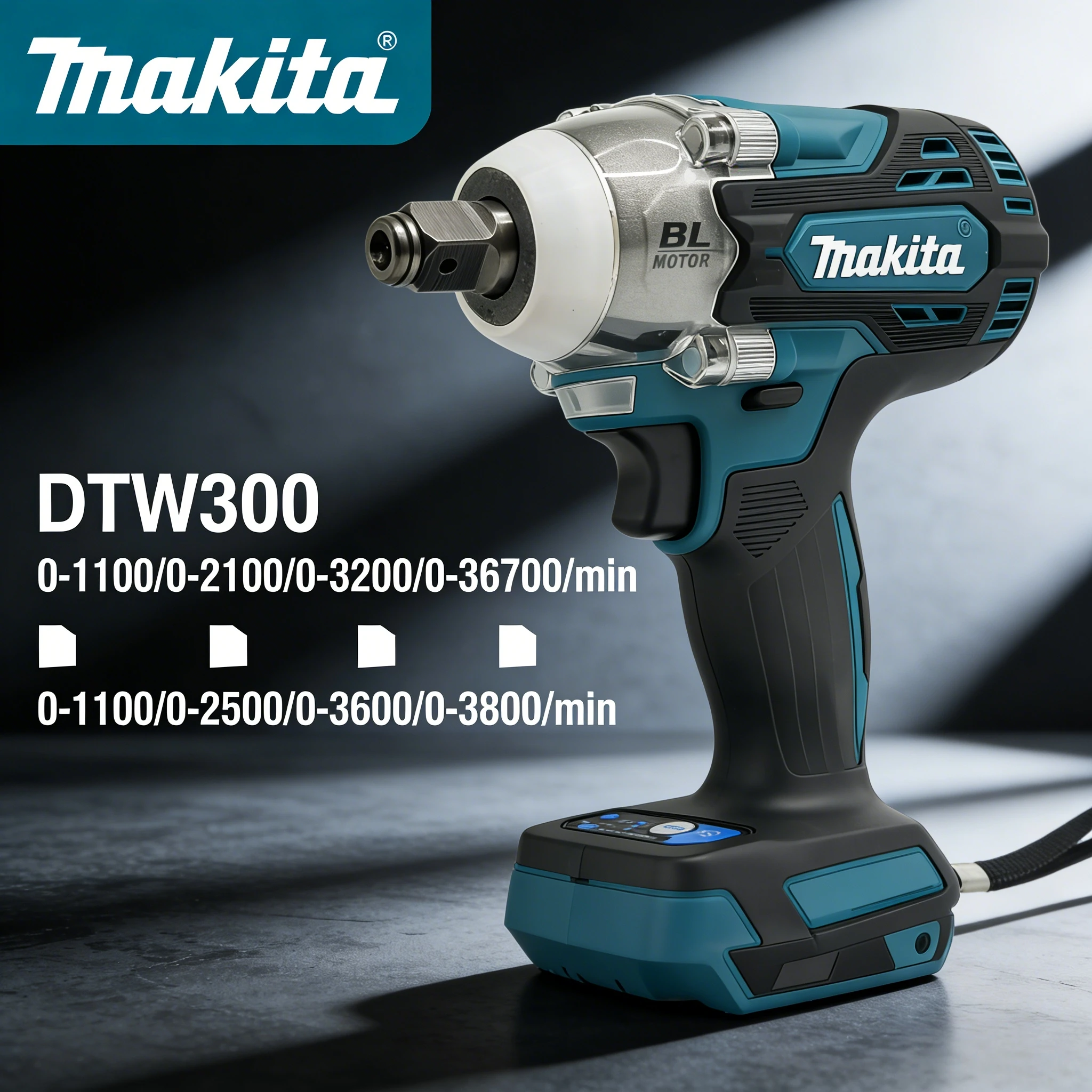 Бесщеточный ударный гайковерт  – обзор и цена Power Tools Professional